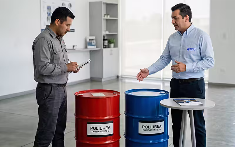 consultoria tecnica componentes poliurea industrial