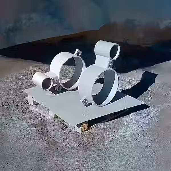 Recubrimiento técnico con poliurea en piezas y componentes especiales para protección mecánica y química.
