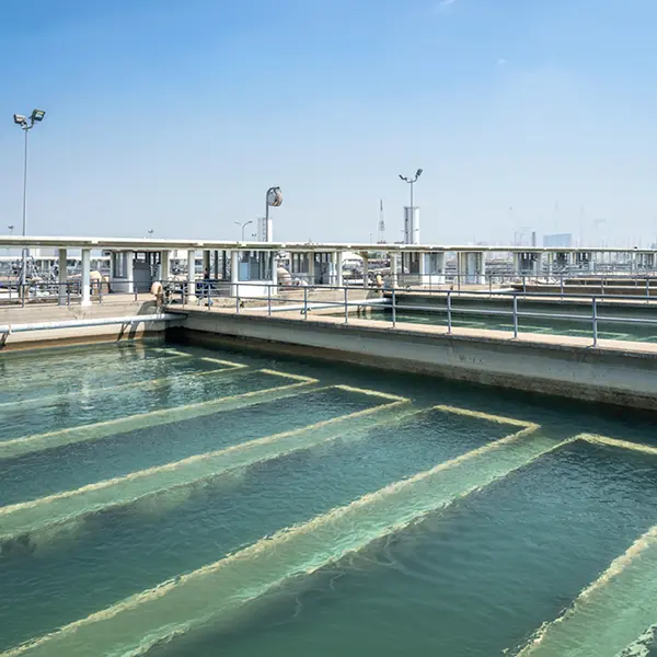 Infraestructura hídrica impermeabilizacion plantas tratamiento aguas clarificadores